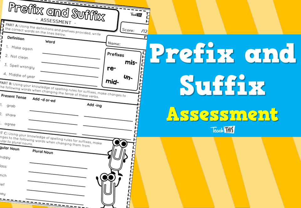 Prefix and Suffix Assessment