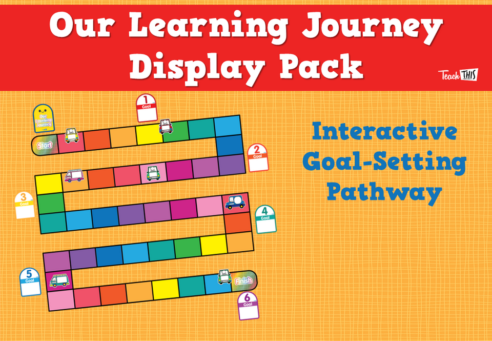 Our Learning Journey Display Pack: Interactive Goal-Setting Pathway
