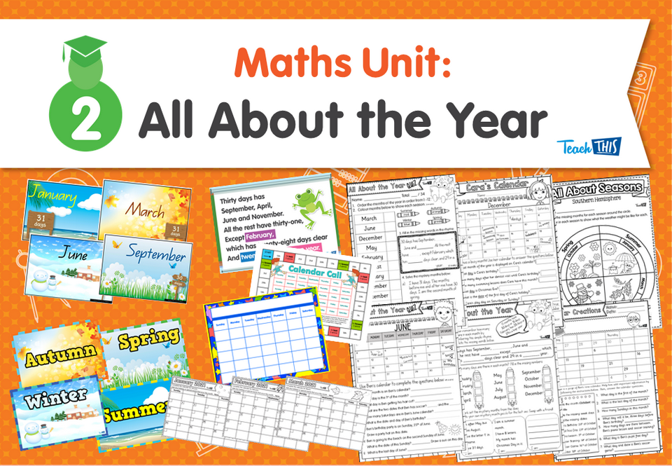 Maths Unit: All About the Year
