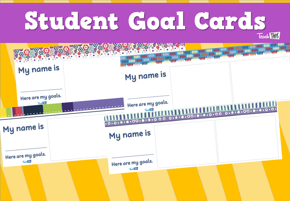 Student Goal Cards