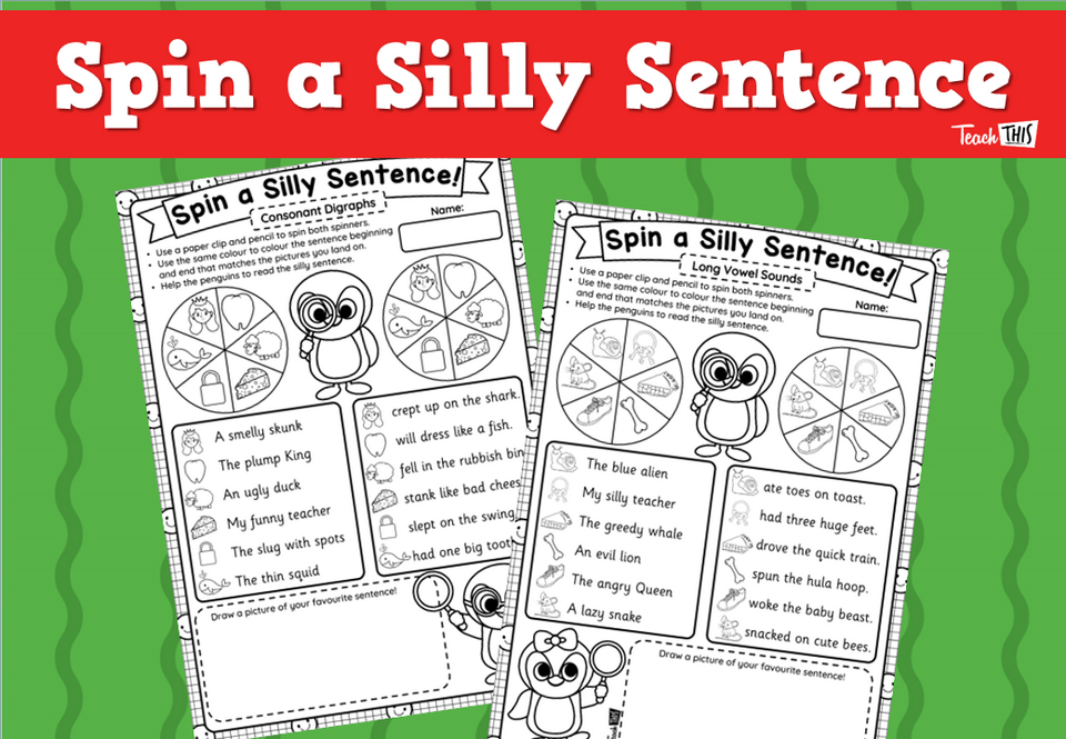 Spin a Silly Sentence