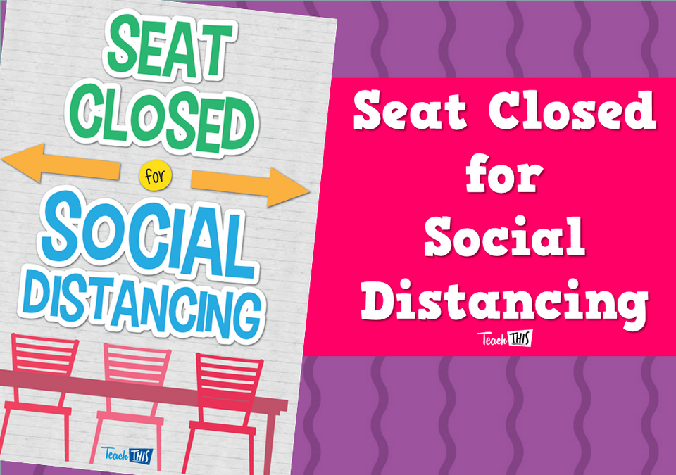 Seat Closed for Social Distancing