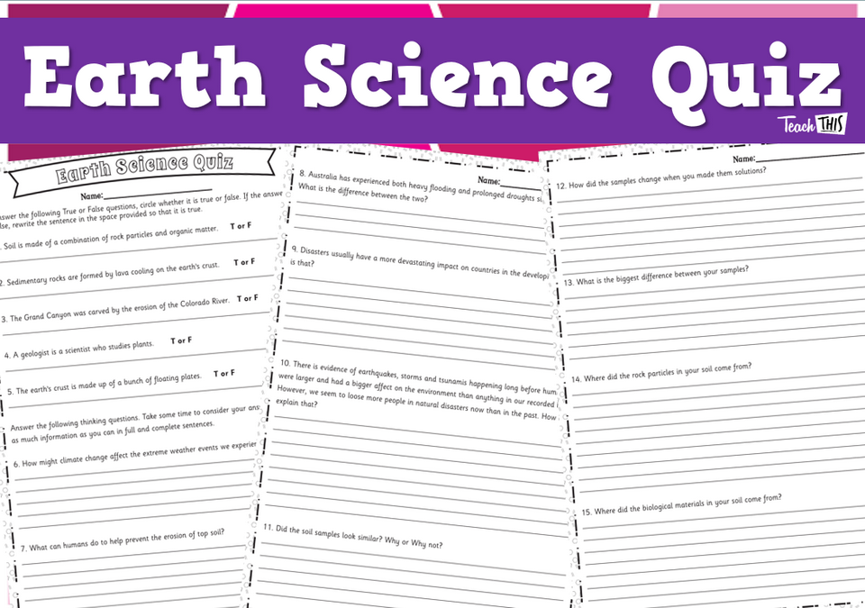 Surface Change Quiz