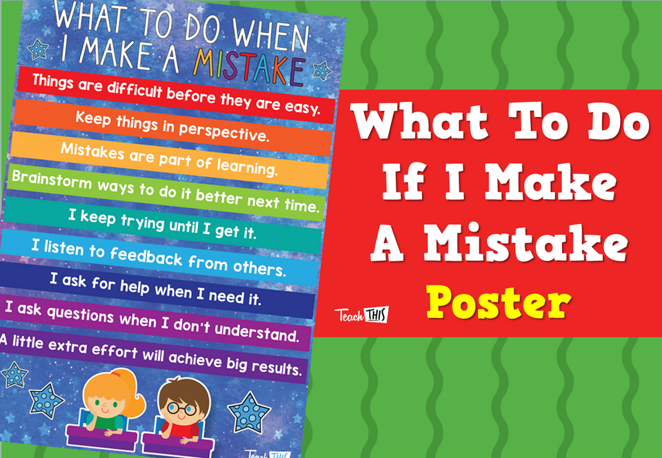 What To Do If I Make A Mistake - Poster
