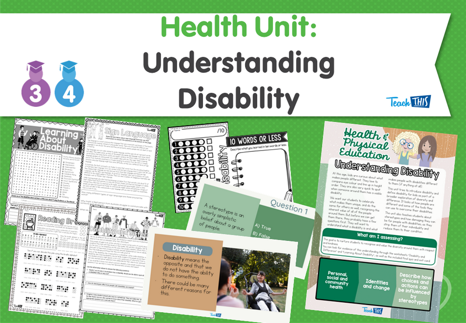 Health Unit: Understanding Disability