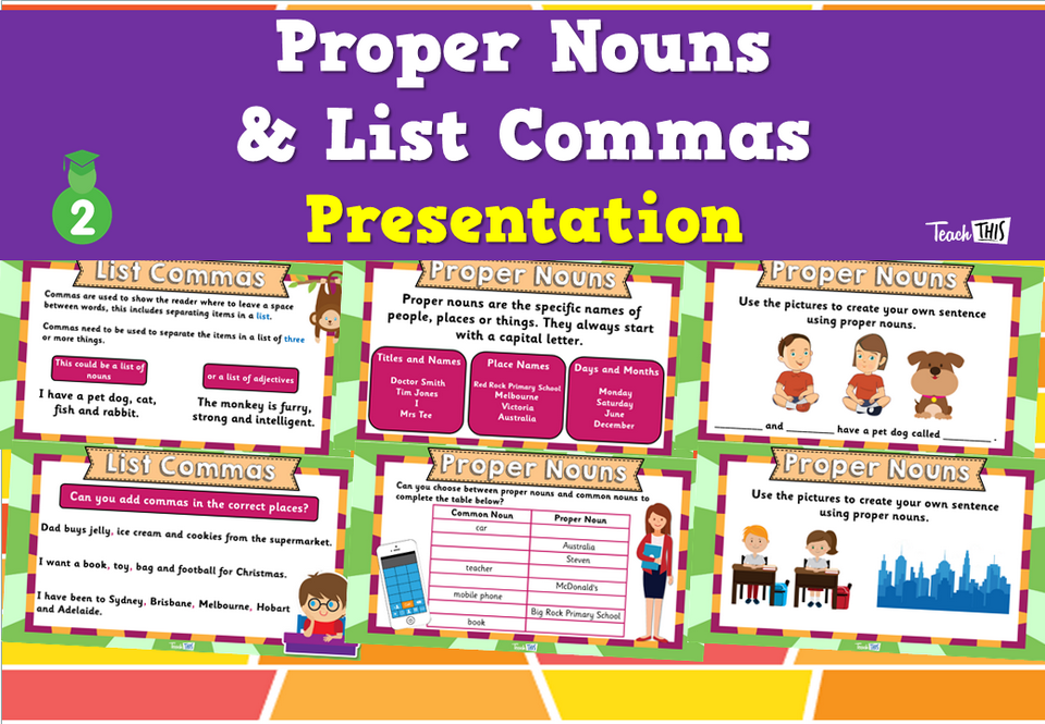 Proper Nouns & List Commas - Presentation