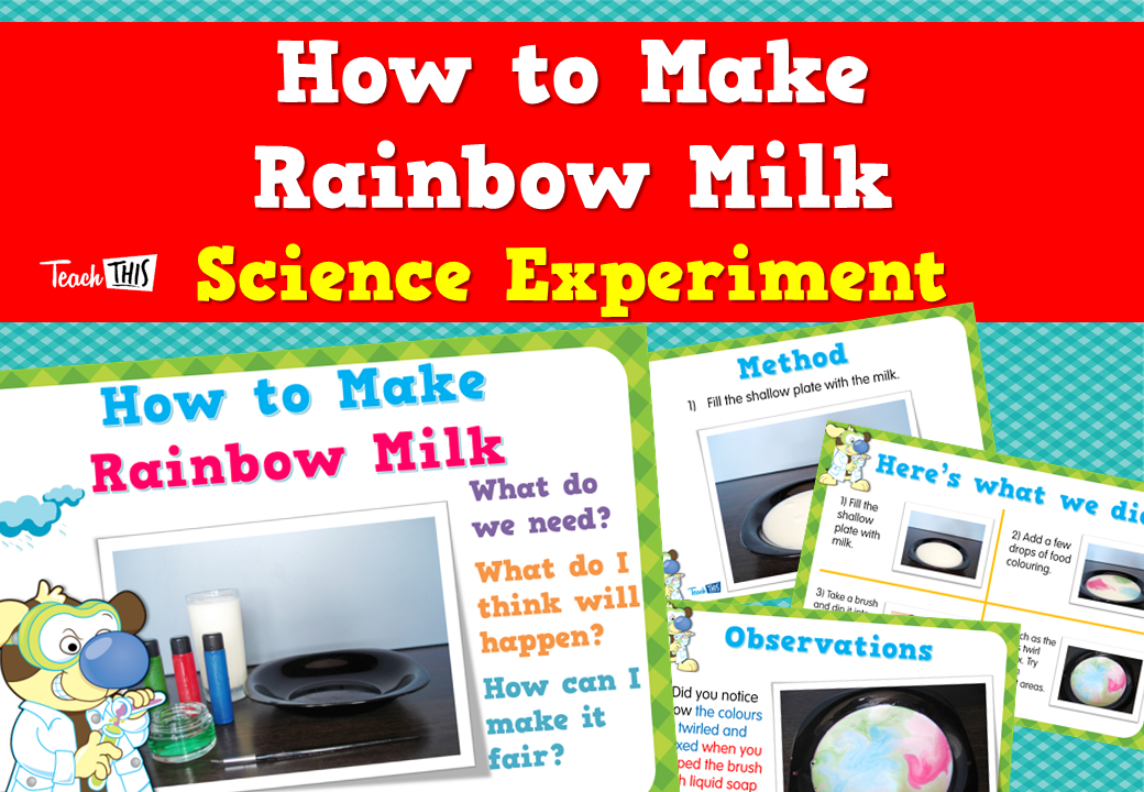 How to Make Rainbow Milk