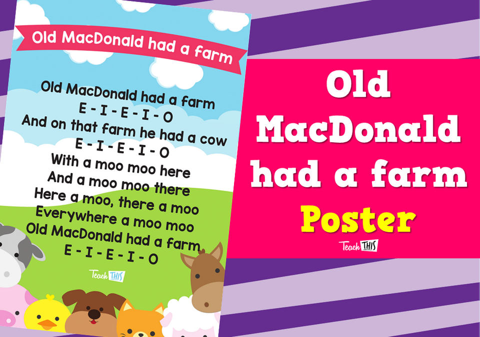 Old MacDonald had a farm - Poster
