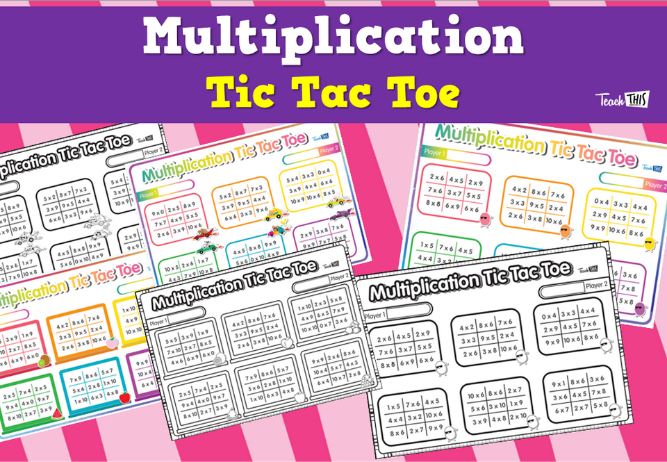 Multiplication Tic Tac Toe