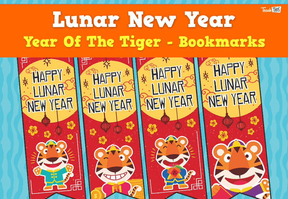 Year Of The Tiger - Bookmarks