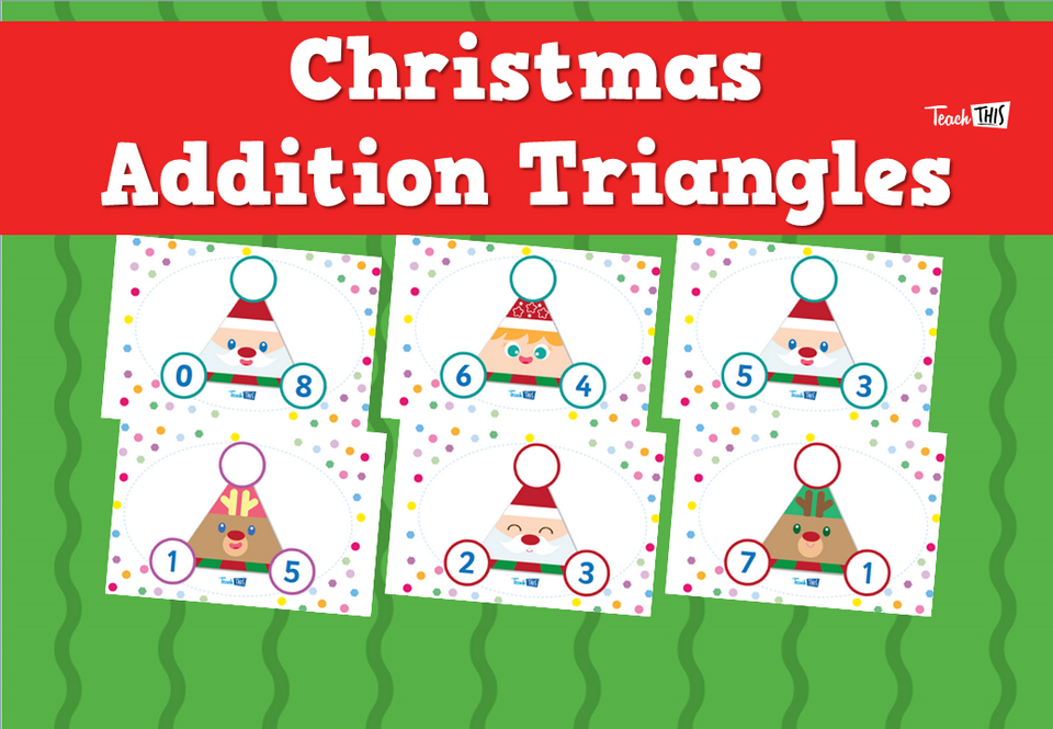 Christmas Addition Triangles