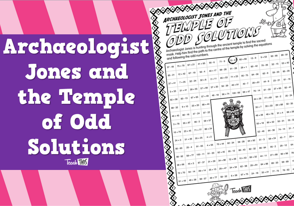 Archaeologist Jones and the Temple of Odd Solutions