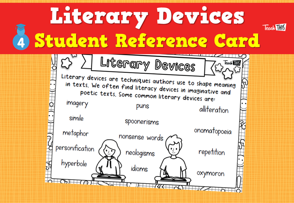 Literary Devices - Student Reference Card