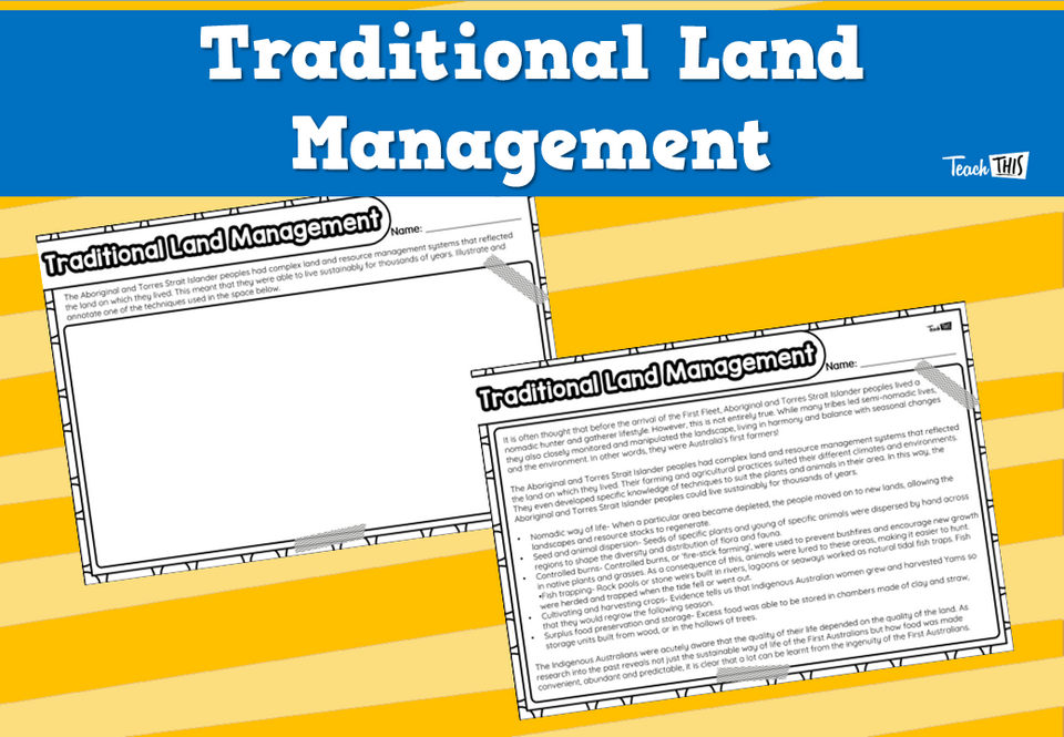 Traditional Land Management