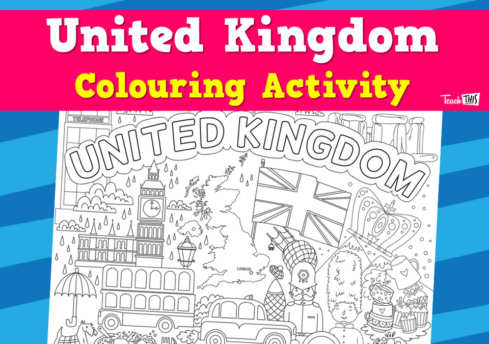 United Kingdom - Colouring Activity