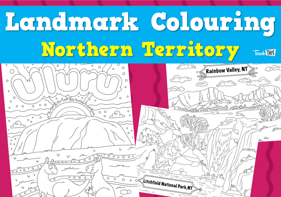 Landmark Colouring - Northern Territory
