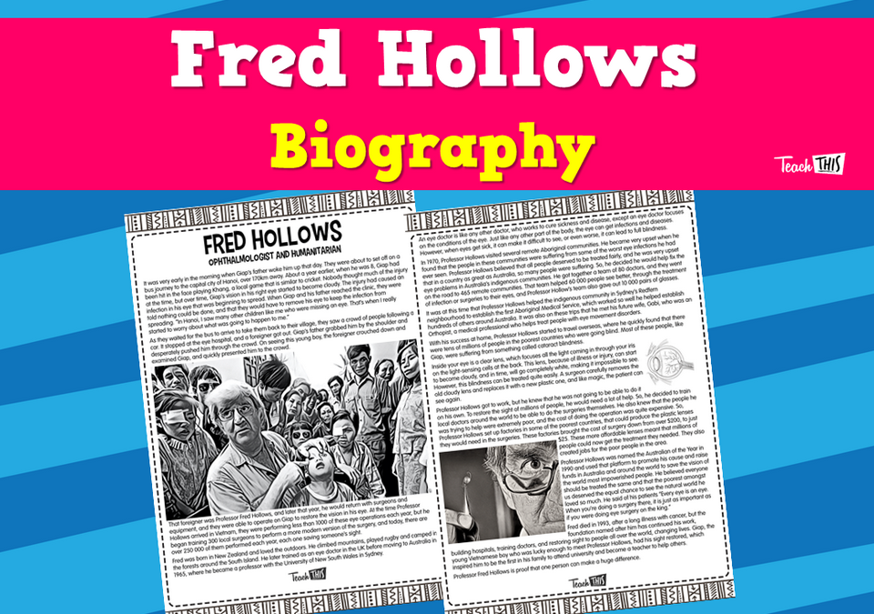 Fred Hollows Biography