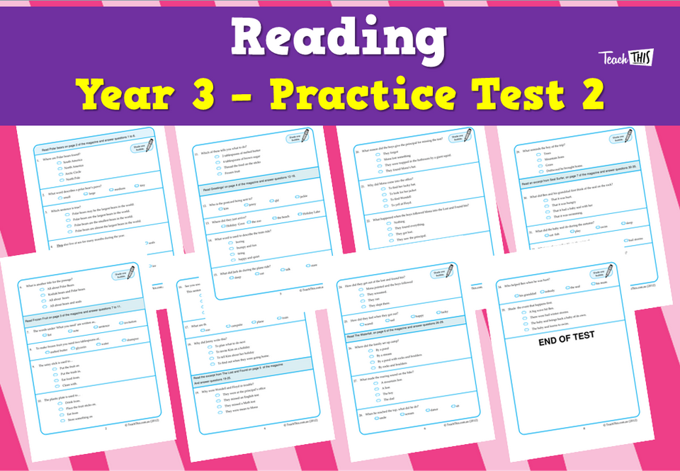 Year 3 - P2 Reading