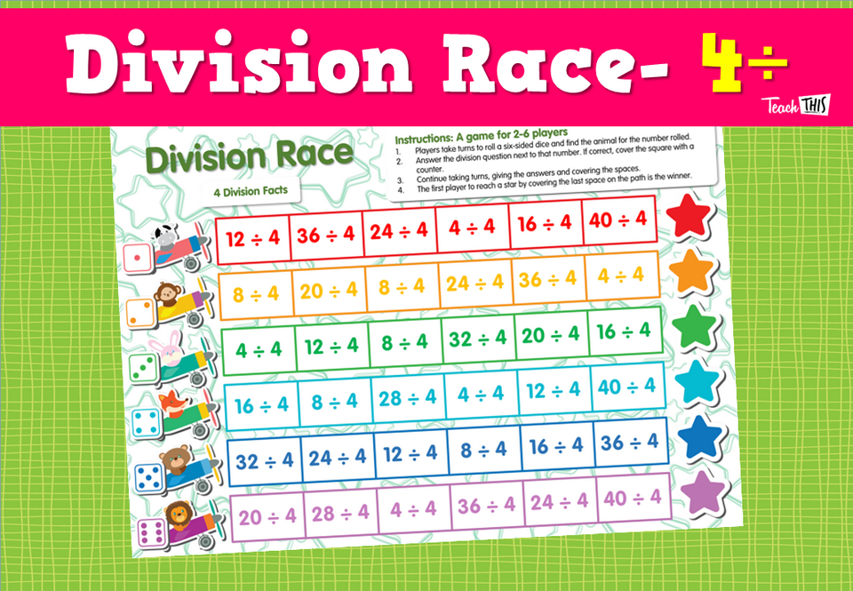 Division Race- 4÷