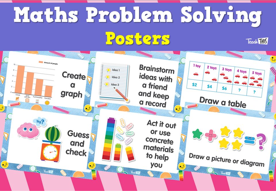 Maths Problem Solving Posters