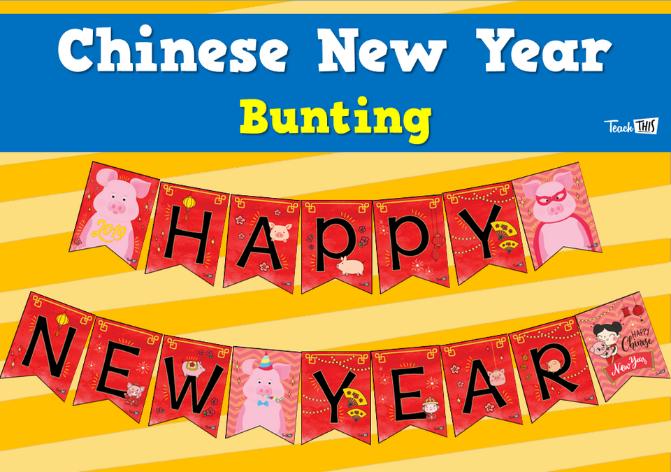 Chinese New Year - Bunting