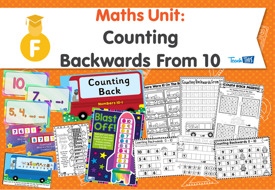 Maths Unit: Counting Backwards From 10