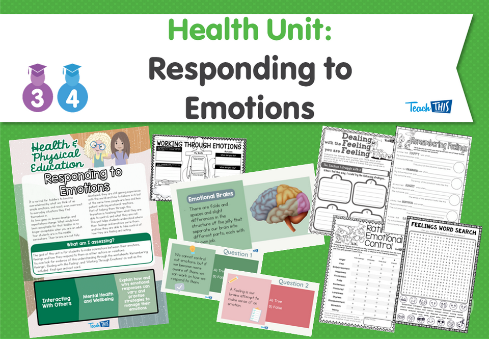 Health Unit: Responding to Emotions