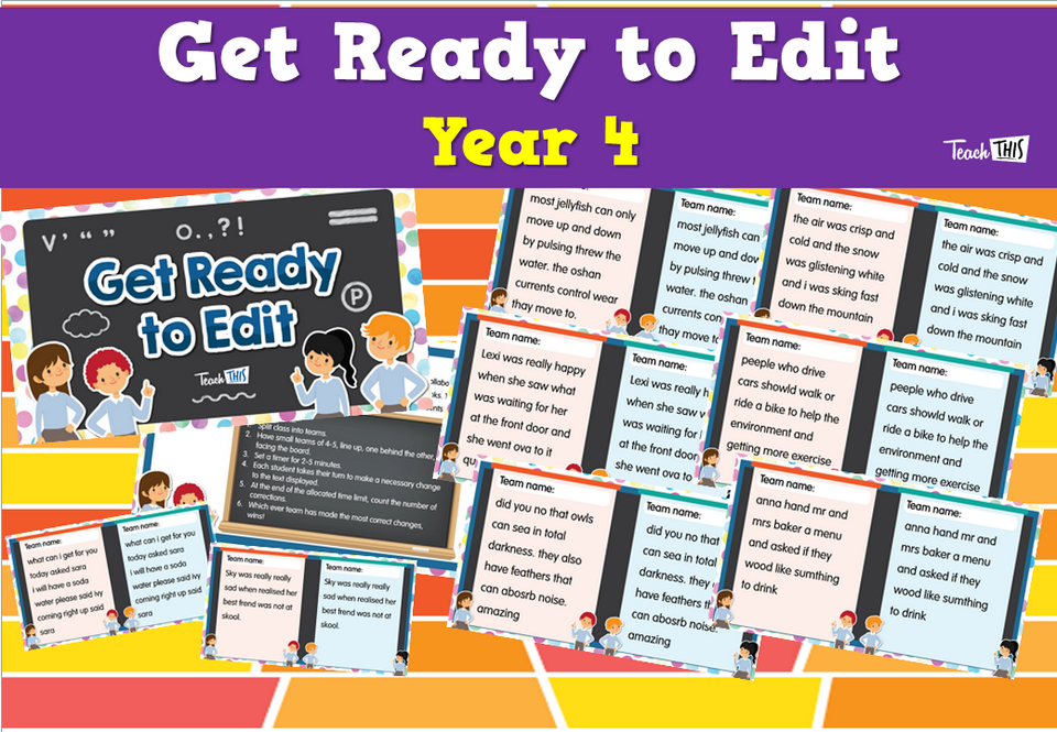 Get Ready to Edit - Year 4