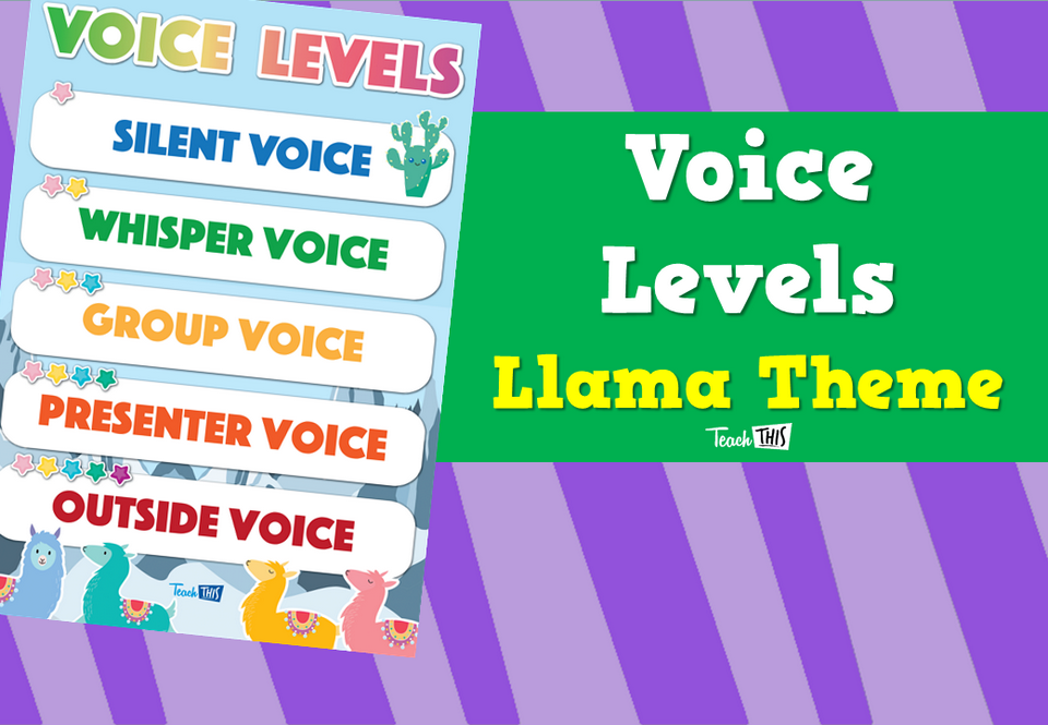 Voice Level - Llama Theme