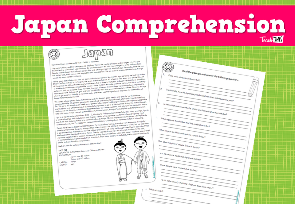 Japan Comprehension