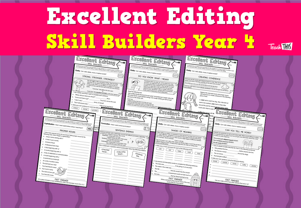 Excellent Editing - Skill Builders Year 4