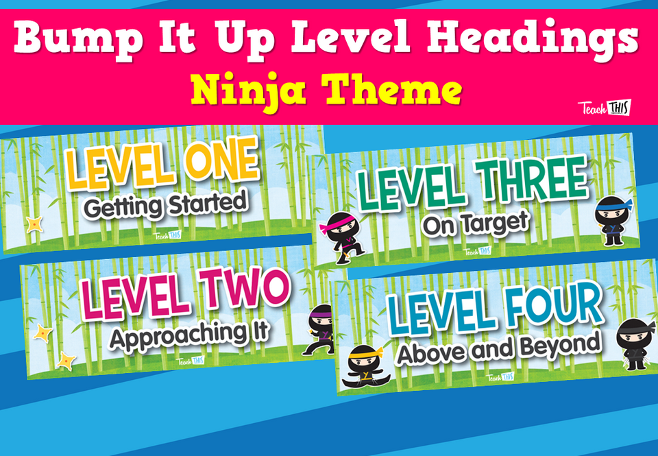 Bump It Up Level Headings - Ninja Theme
