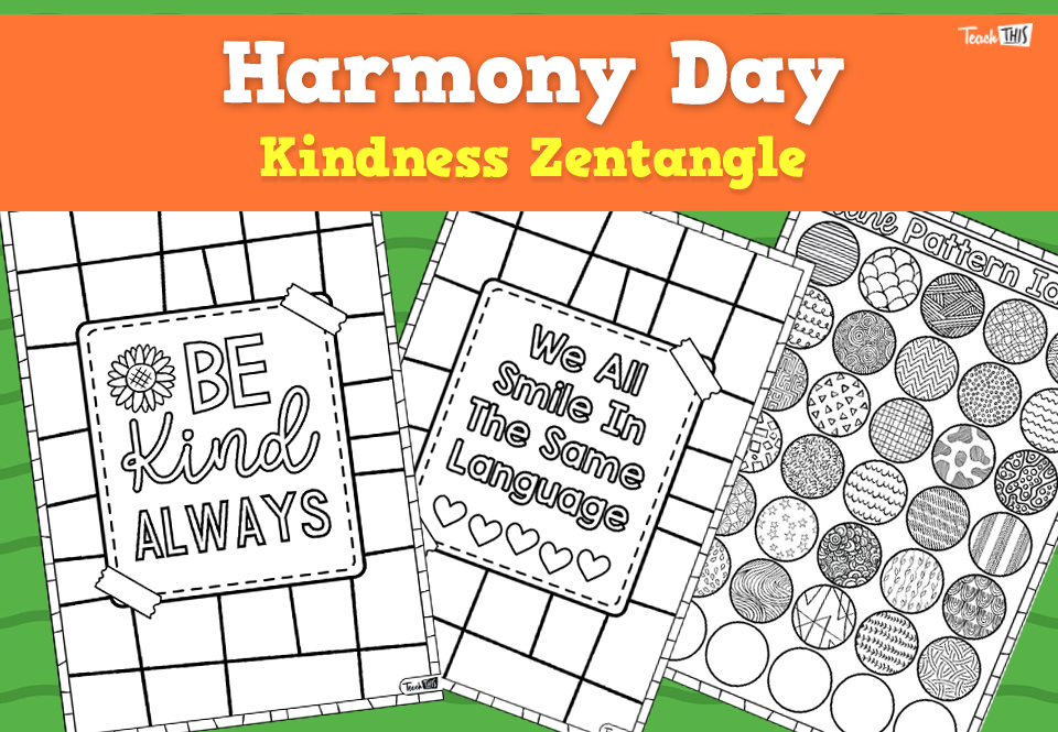 Kindness Day - Zentangles