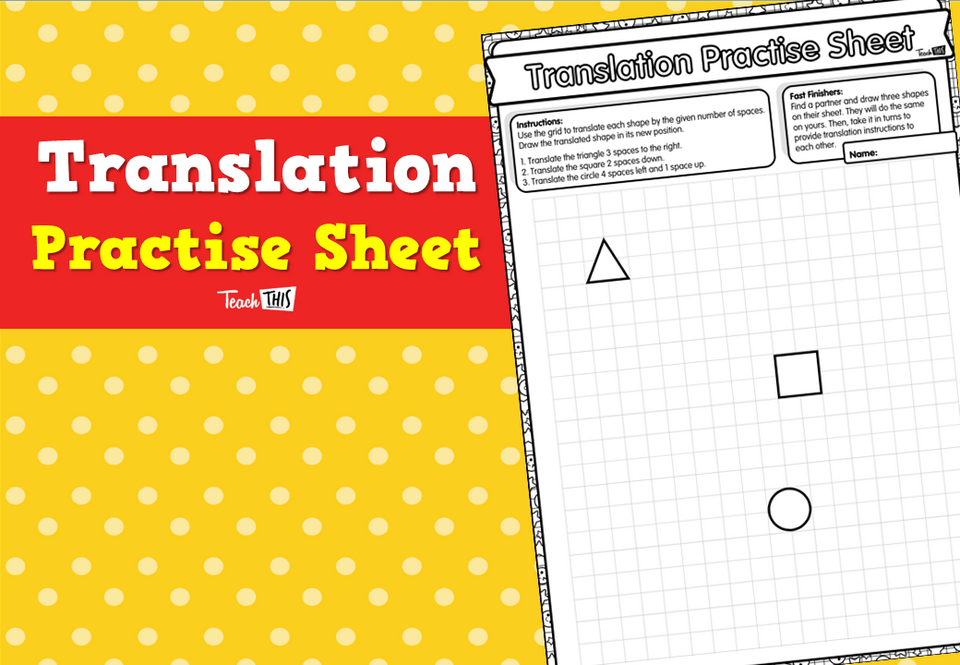 Translation Practise Sheet