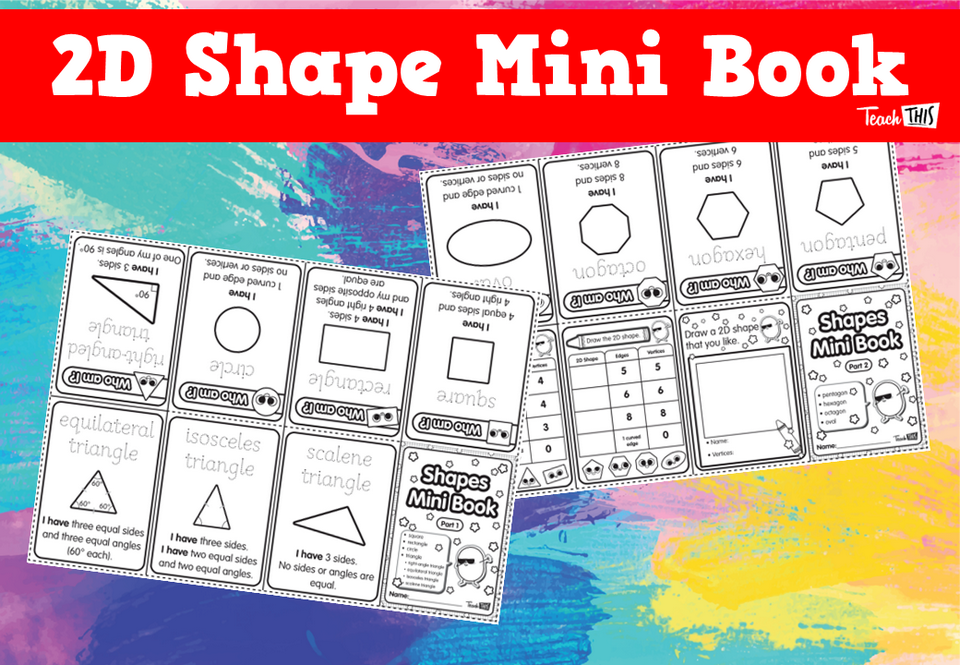 2D Shape Mini Book
