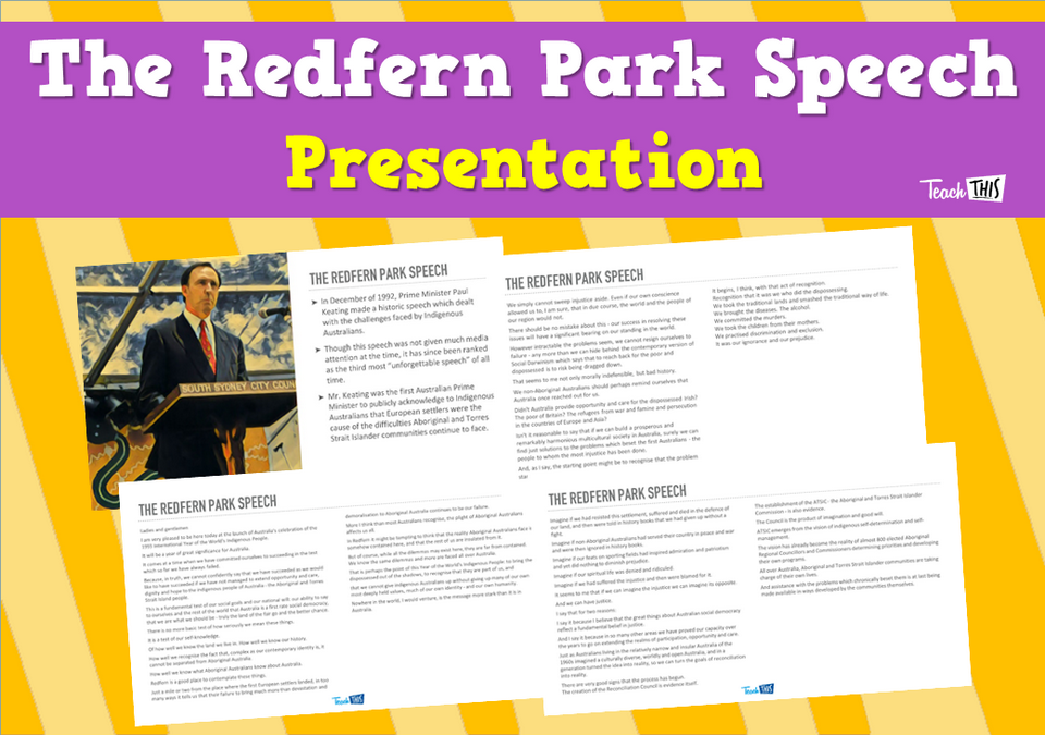 The Redfern Park Speech