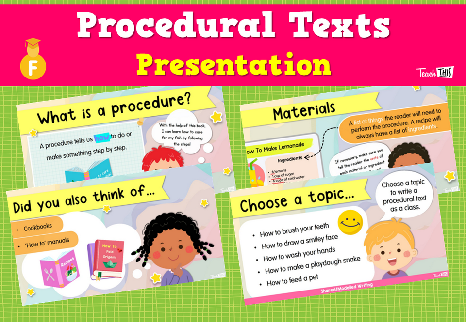 Procedural Texts - Presentation