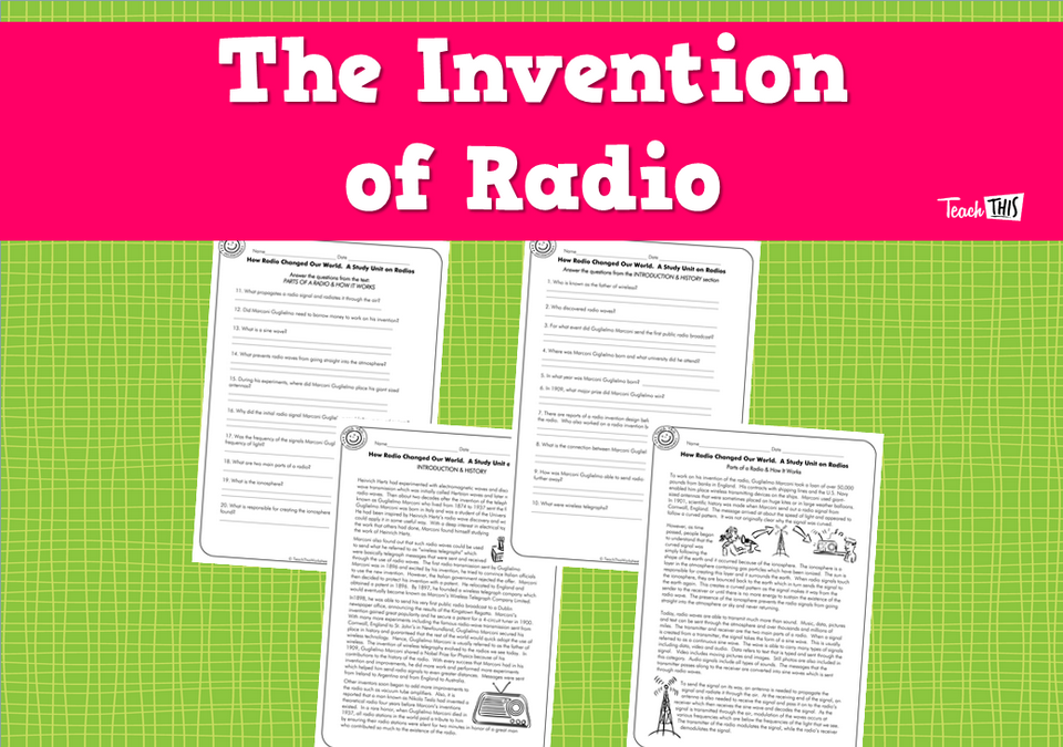 The Invention of Radio (10pg)