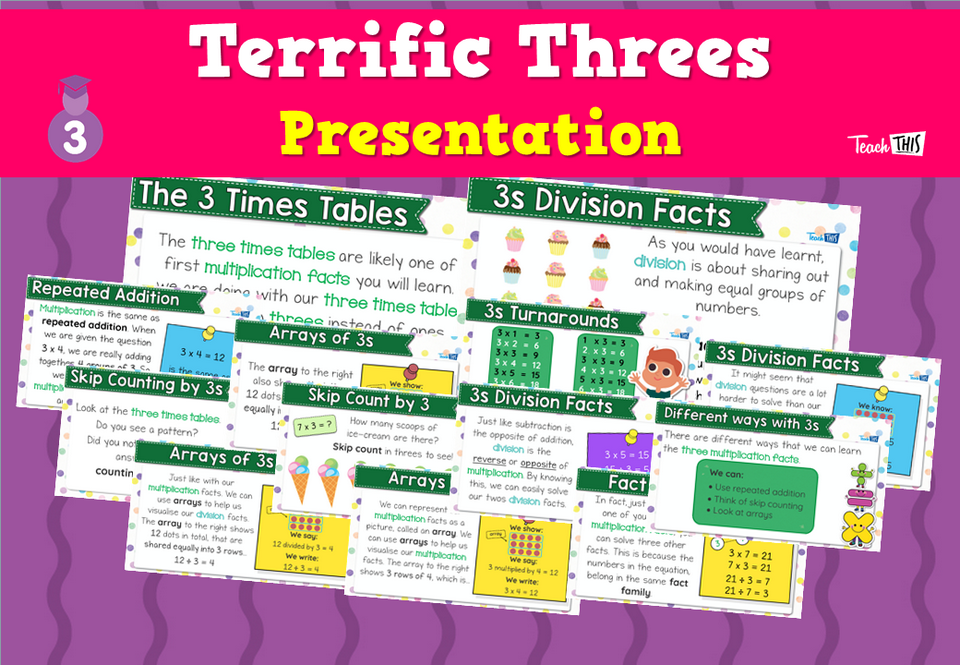 Terrific Threes - Presentation