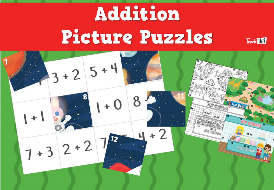 Addition Picture Puzzles