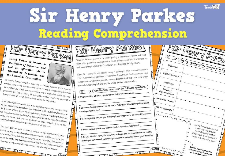 Sir Henry Parkes - Reading Comprehension