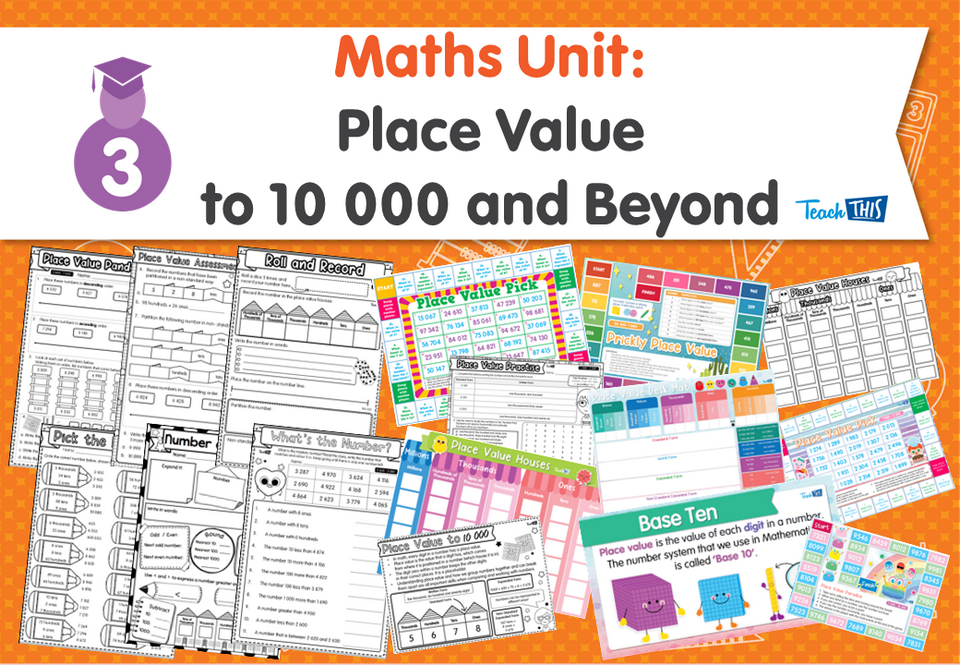 Maths Unit: Place Value to 10 000 and Beyond