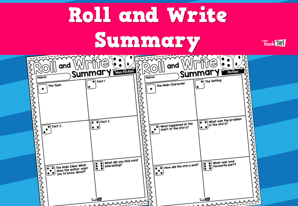 Roll and Write Summary