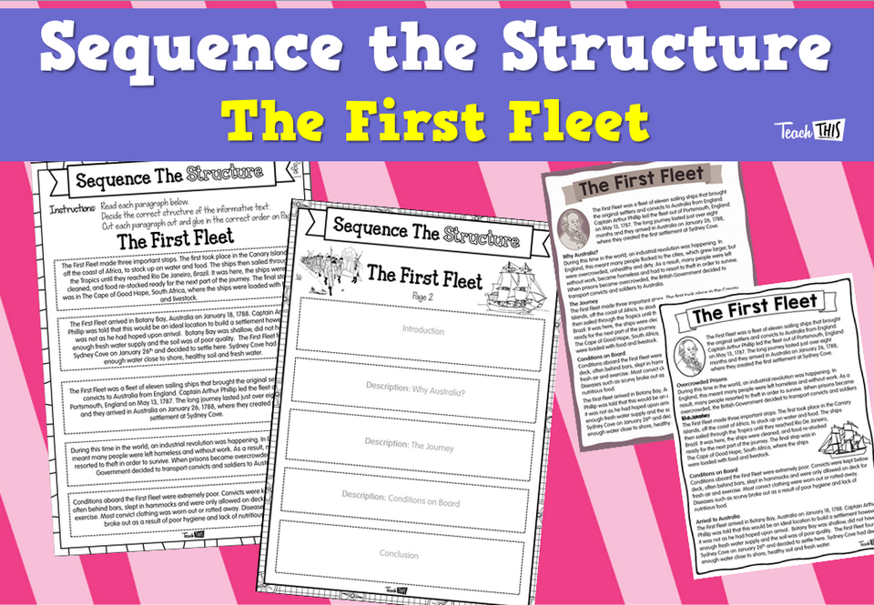 Sequence The Structure- The First Fleet