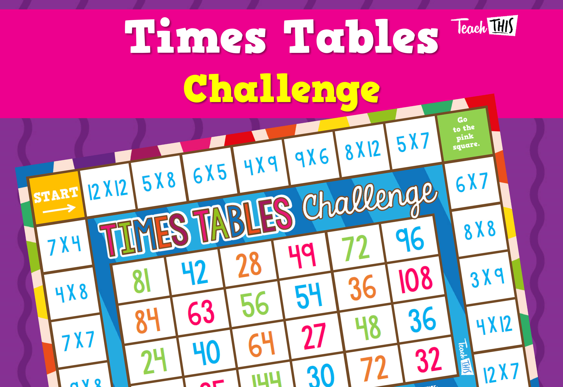 Times Tables Challenge - Mixed Multiplication Game