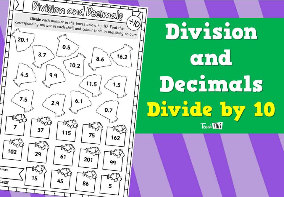 Division and Decimals (Divide by 10)