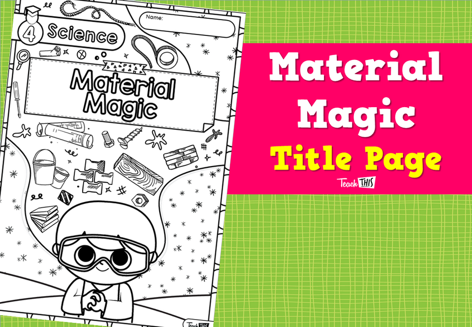 Material Magic - Title Page