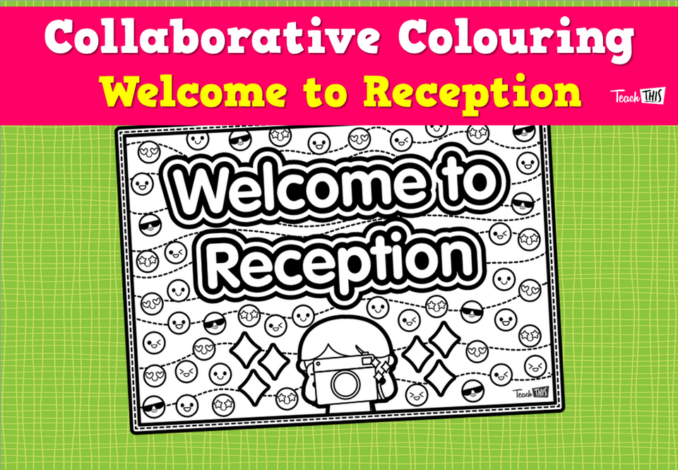 Collaborative Colouring - Welcome to Reception