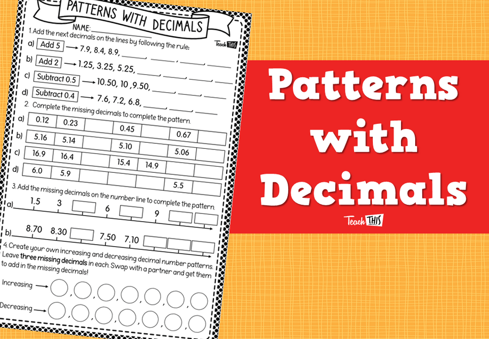 Patterns with Decimals
