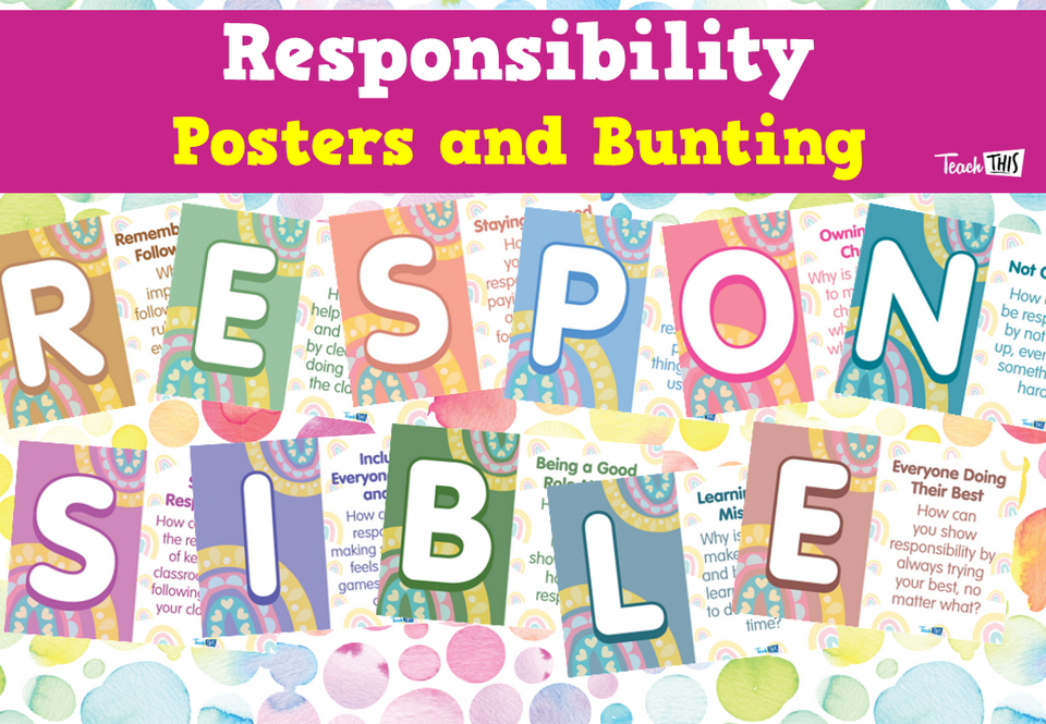 Responsibility Posters and Bunting